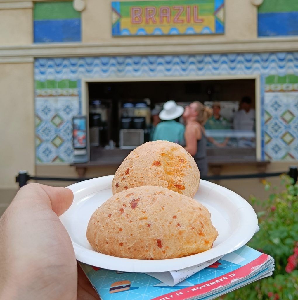 Food and Wine Festival en EPCOT 9 pao de queijo epcot