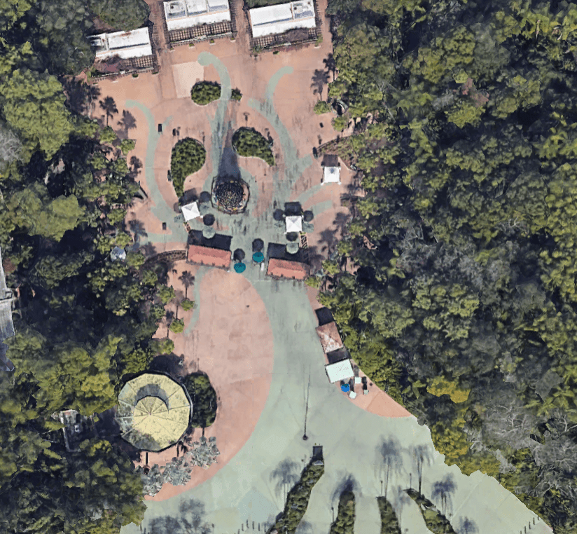Entrada Animal Kingdom desde el aire Animal Kingdom curiosidad