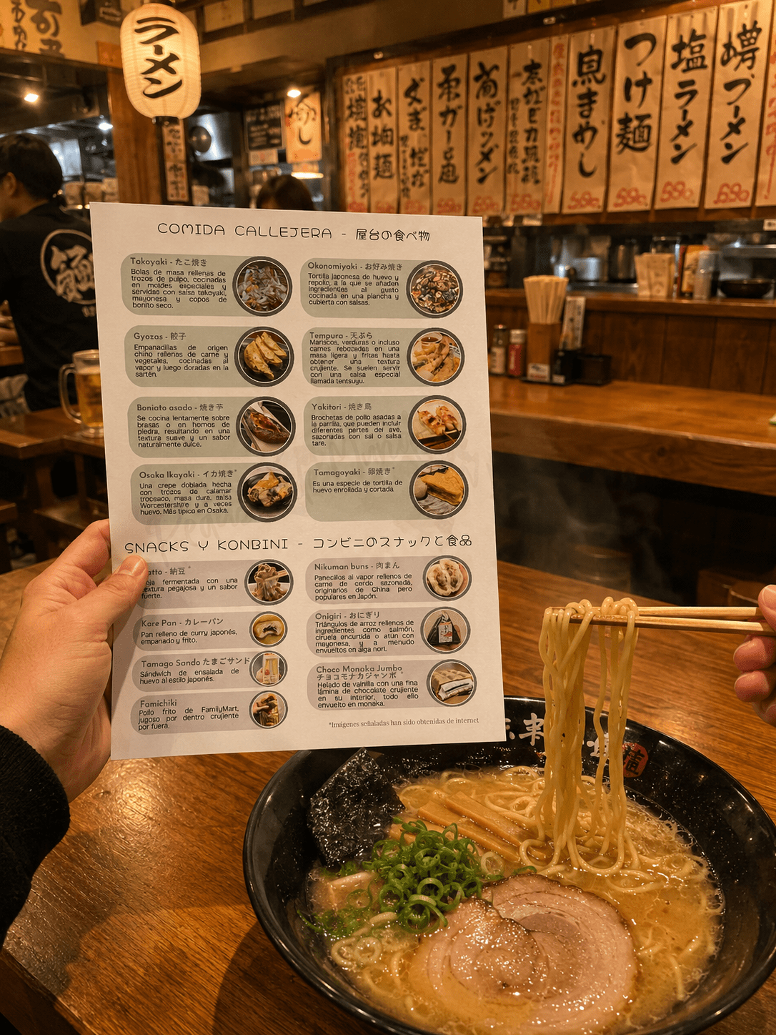 Qué comer en Japón con niños