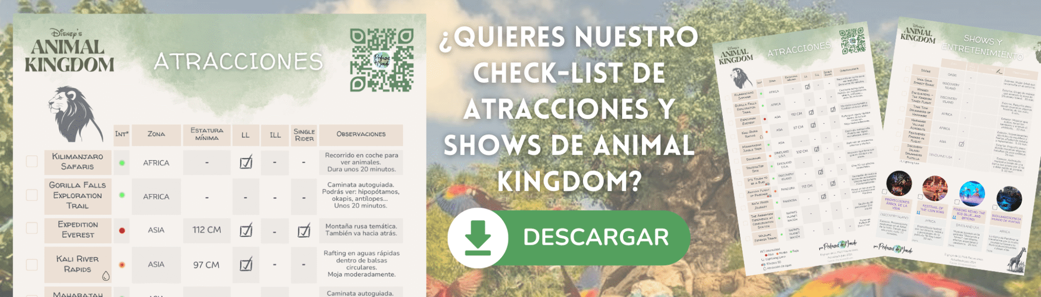 Atracciones de Animal Kingdom 3 Walt Disney World