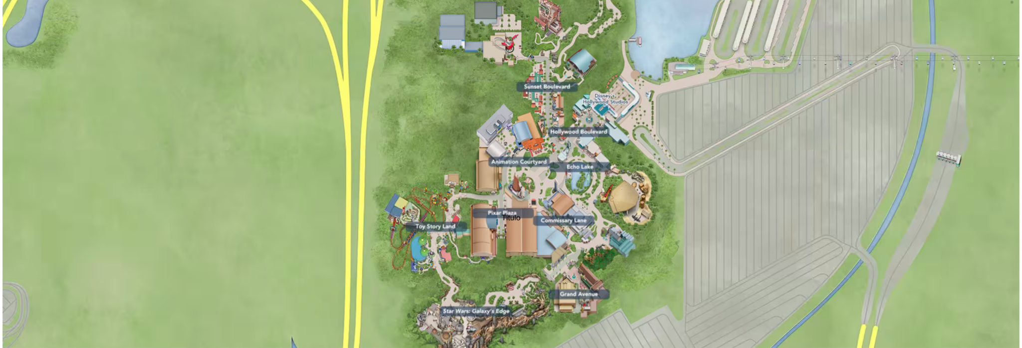 mapa_hollywood_studios Hollywood Studios Atracciones Mapa