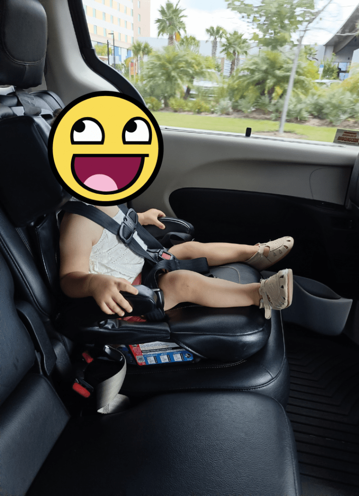 Cómo moverse en Orlando: transportes 4 uber x sillita bebe