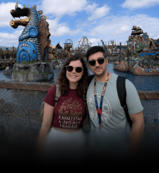 Ismael, Raquel y su familia viajando por el mundo